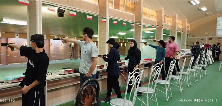 مشقِ تیراندازی در کویر