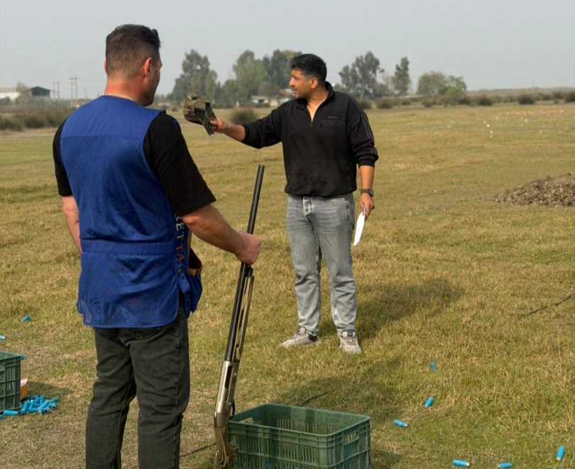 تیراندازی در غبار