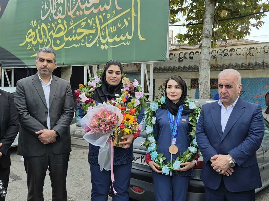 استقبال از قهرمان تیراندازی آسیا در ساری