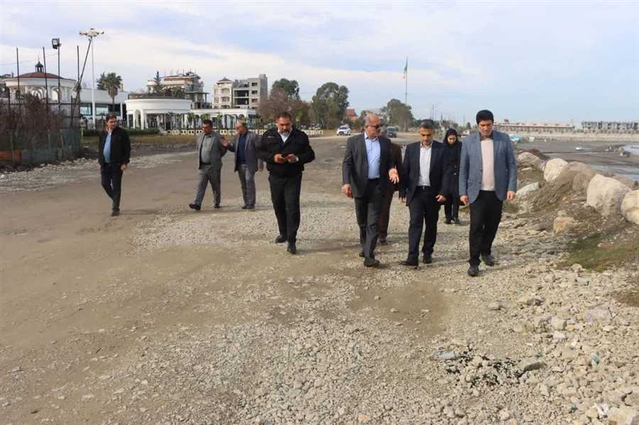 جاده ساحلی عباس‌آباد کلید خورد