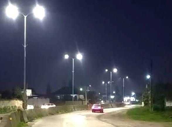 محور شهید صالحی بابل روشن شد