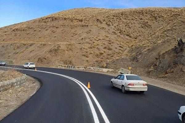 خط ‌کشی 100 کیلومتر از جاده‌های مازندران