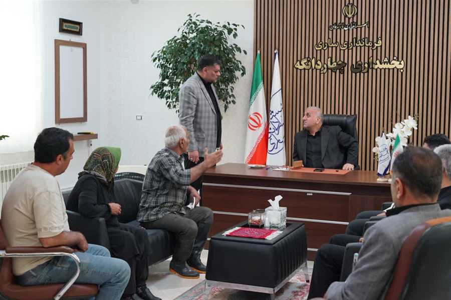 الوعده وفا؛ دومین سفر متوالی فرماندار ساری به چهاردانگه