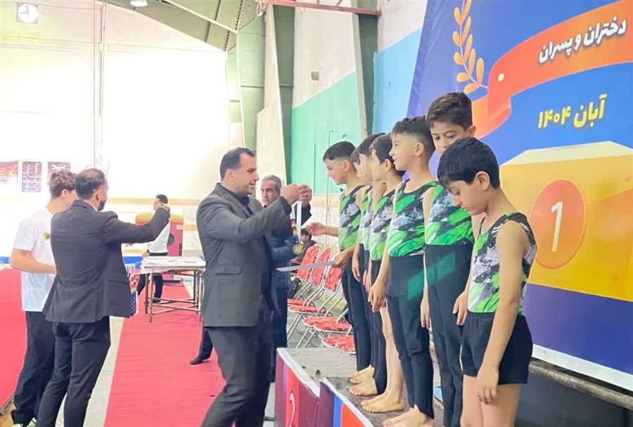 آزمون سطح‌بندی ژیمناستیک ساری برگزار شد