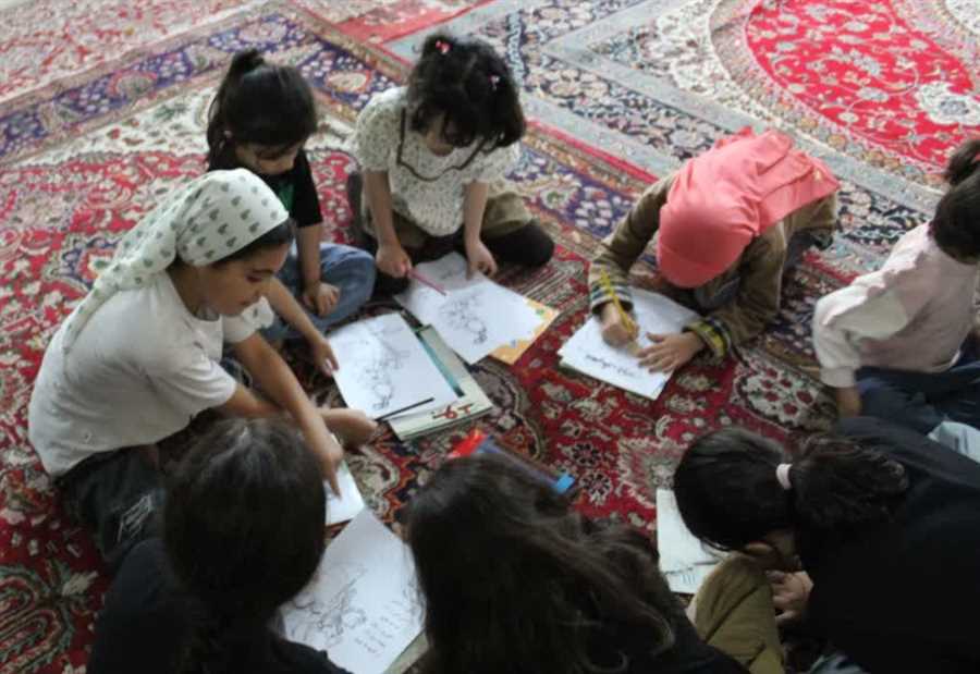 کودکان "کاورد"، ارادت‌شان را نقاشی کردند