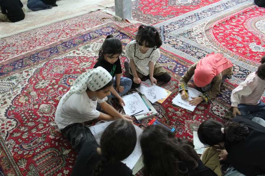 کودکان "کاورد"، ارادت‌شان را نقاشی کردند